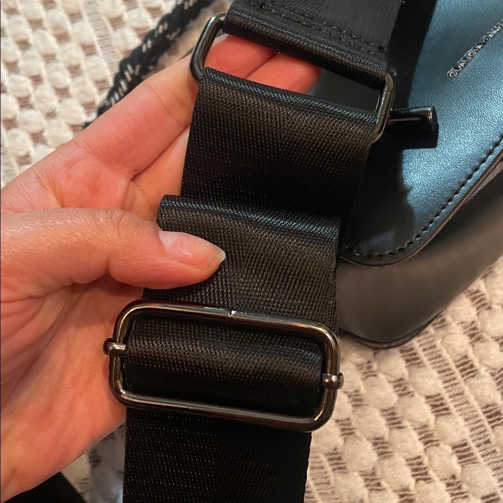 Claudia Canova Faux Leather Crossbody Bag with Adjustable Strap - Picture 5 of 14